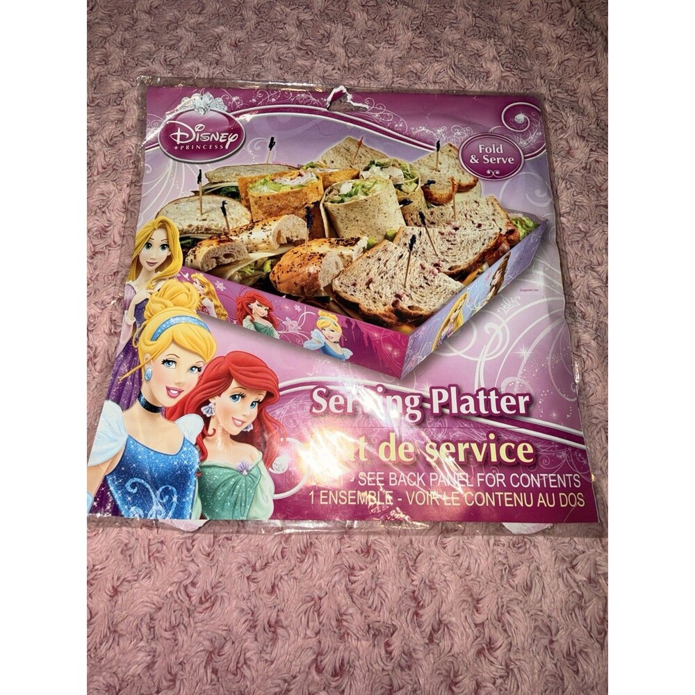 Disney princess serving platter party Celebration Fold And Serve Food Display